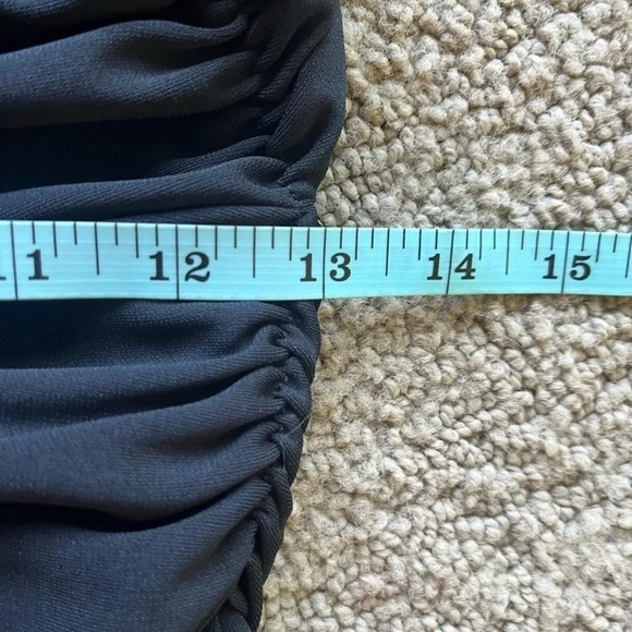 White House Black Market cross back halter cocktail dress - Picture 5 of 8